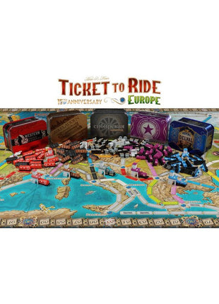 Dit is een foto van het spel Ticket To Ride Europe 15Th Anniversary - NL te koop bij Speldorado Spellenwinkel Delft