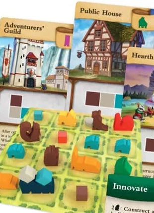 Dit is een foto van het spel Tiny Towns Experts te koop bij Speldorado Spellenwinkel Delft