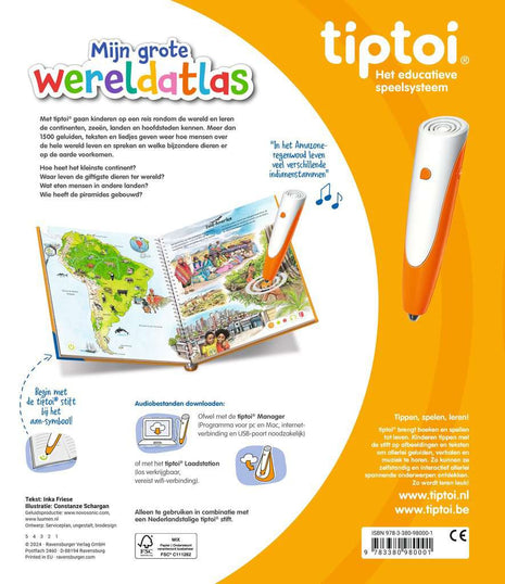 tiptoi De wereldatlas