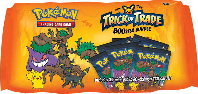 Dit is een foto van het spel Trick or Trade Booster Bundle- Pokemon te koop bij Speldorado Spellenwinkel Delft