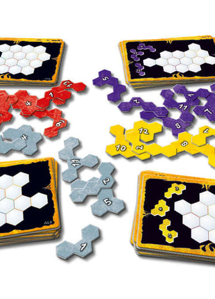 Dit is een foto van het spel Ubongo Extreem Fun & Go te koop bij Speldorado Spellenwinkel Delft