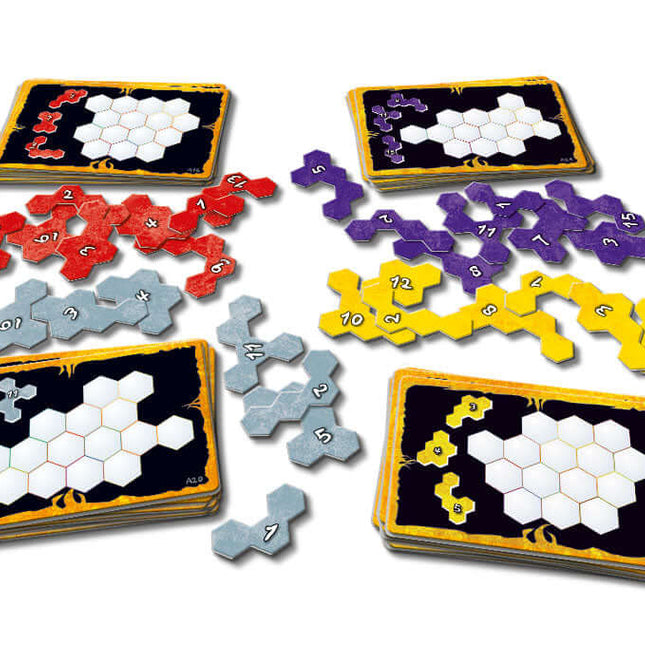 Dit is een foto van het spel Ubongo Extreem Fun & Go te koop bij Speldorado Spellenwinkel Delft