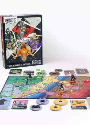 Dit is een foto van het spel Gevecht der Legendes Unmatched te koop bij Speldorado Spellenwinkel Delft