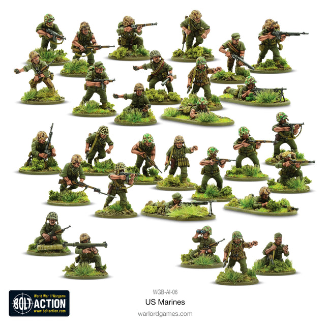 Dit is een foto van het spel US Marine Corps Starter Army te koop bij Speldorado Spellenwinkel Delft