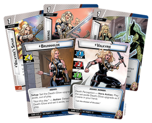 Dit is een foto van het spel Valkery - Hero Pack - Marvel Champions - LCG te koop bij Speldorado Spellenwinkel Delft