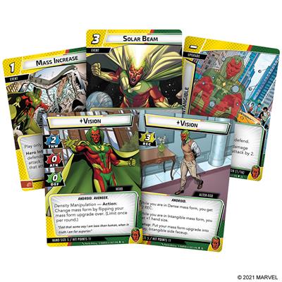 Dit is een foto van het spel Vision - Hero Pack - Marvel Champions - LCG te koop bij Speldorado Spellenwinkel Delft