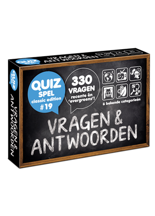 Vragen & Antwoorden #19 (over **2024**) - Kaartspel - – party kaartspel – 2 tot 4 spelers