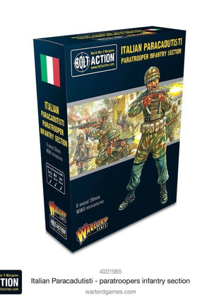 Italian Paratroopers - En voor Bolt Action - italianen infantry schaal 1:58 miniatuur