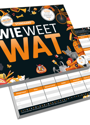 Wie Weet Wat - Standaard – party bordspel – 2 tot 10 spelers