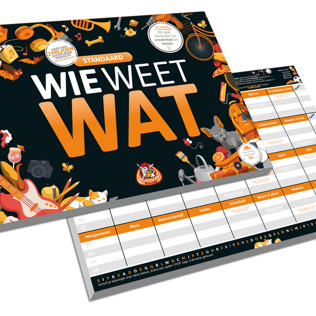 Dit is een foto van het spel Wie Weet Wat - Standaard te koop bij Speldorado Spellenwinkel Delft