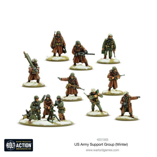 Dit is een foto van het spel US Army (Winter) Weapons Team te koop bij Speldorado Spellenwinkel Delft