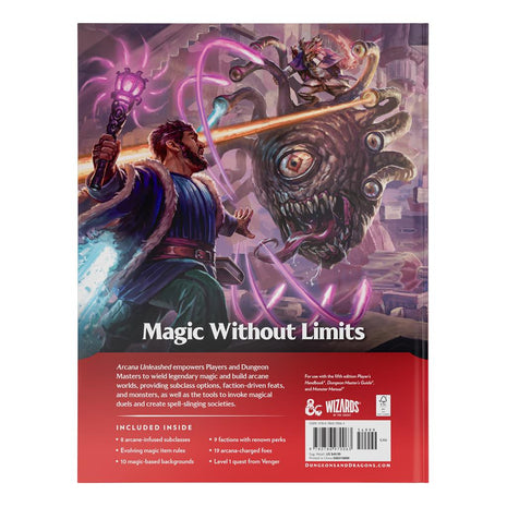 Dungeons & Dragons Arcana Unleashed - Hard Cover