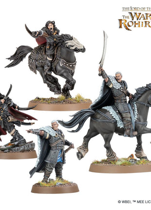 Dit is een afbeelding van het miniatuur wulf lord o/hill tribes & general targg voor het spel Warhammer, te koop bij Tabletop Miniature Wargames spellenwinkel Speldorado in delft