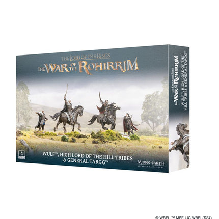 Dit is een foto van het spel wulf lord o/hill tribes & general targg te koop bij Speldorado Spellenwinkel Delft