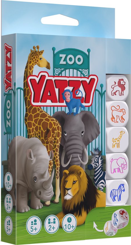 Zoo Yatzy – dobbelspel voor kinderen Vanaf 3 jaar