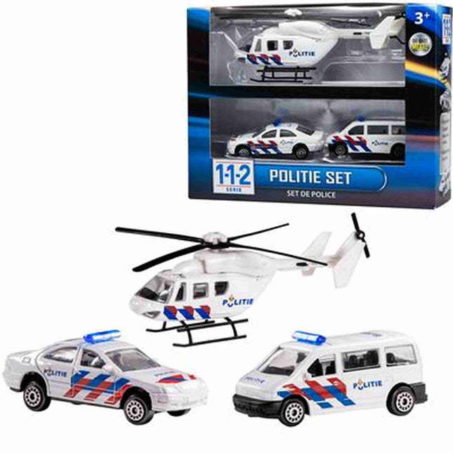 112 Politie Speelset 3 Dlg., 301064 van Van Der Meulen te koop bij Speldorado !