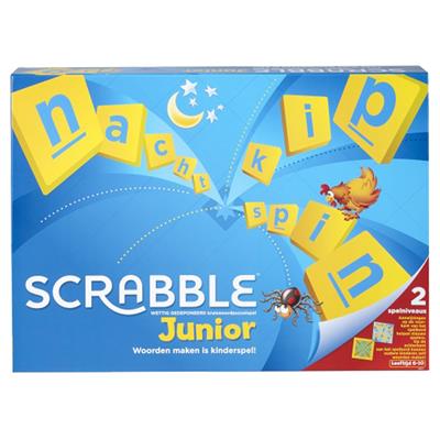 Dit is een foto van het spel Scrabble Junior te koop bij Speldorado Spellenwinkel Delft