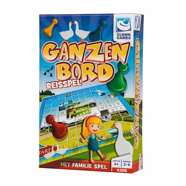 Dit is een foto van het spel Clown Games Ganzenbord te koop bij Speldorado Spellenwinkel Delft