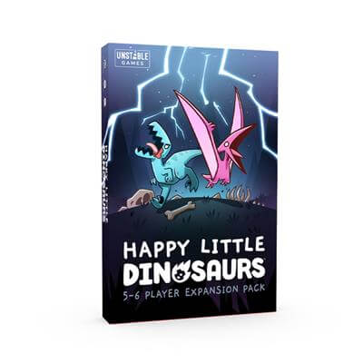 Dit is een foto van het spel Happy Little Dinosaurs 5-6 Player Expansion EN te koop bij Speldorado Spellenwinkel Delft