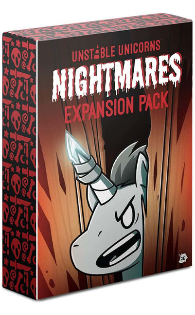 Dit is een foto van het spel Unstable Unicorns Nightmares Exp. Pack EN te koop bij Speldorado Spellenwinkel Delft
