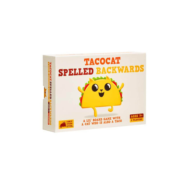 Dit is een foto van het spel Tacocat Spelled Backwards te koop bij Speldorado Spellenwinkel Delft