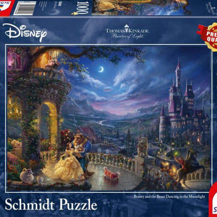 Dit is een foto van het spel Belle En Het Beest - kinkade te koop bij Speldorado Spellenwinkel Delft