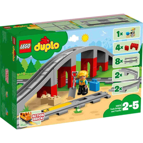 Lego Duplo Treinbrug En -Rails, 10872 van Lego te koop bij Speldorado !
