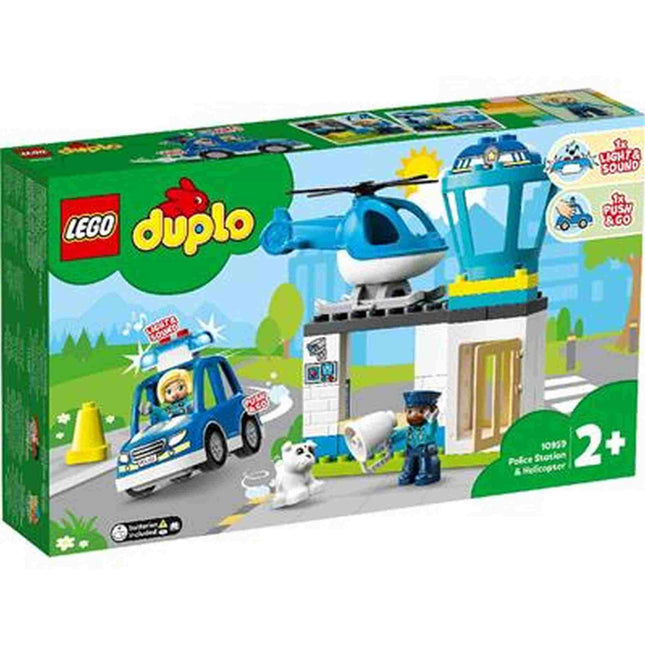 Lego Duplo Politie Station Met Helicopter, 10959 van Lego te koop bij Speldorado !