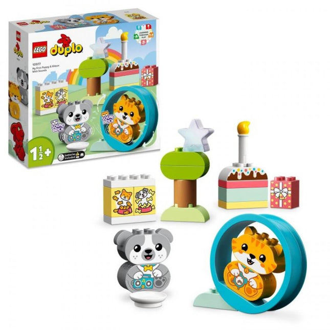 Lego My First Puppy & Kitten With Sounds, 10977 van Lego te koop bij Speldorado !