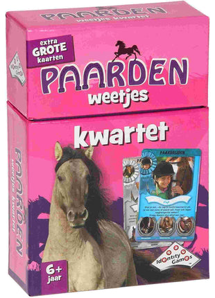 Paarden Kwartet – kaartspel voor kinderen Vanaf 6 jaar