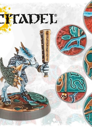 Dit is een afbeelding van het miniatuur Shattered Dominion 25 & 32Mm Round Bases - Age of Sigmar voor het spel Warhammer, te koop bij Tabletop Miniature Wargames spellenwinkel Speldorado in delft
