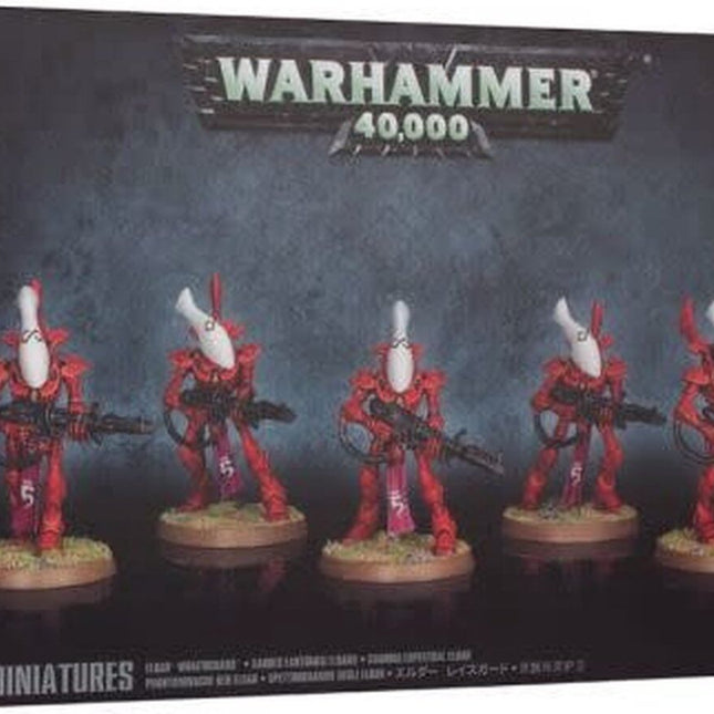 Dit is een afbeelding van het miniatuur Wraithguard - Aeldari voor het spel Warhammer, te koop bij Tabletop Miniature Wargames spellenwinkel Speldorado in delft