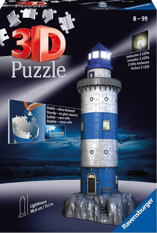 Vuurtoren Night Edition 125777, 125777 van Ravensburger te koop bij Speldorado !