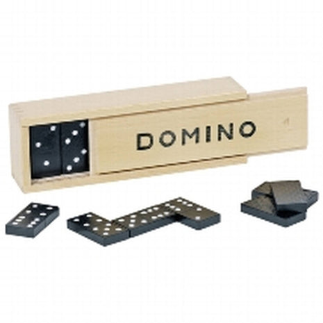 Domino  Dominospel In Houten Kist 28 Stenen - Kunststof - uitvoering