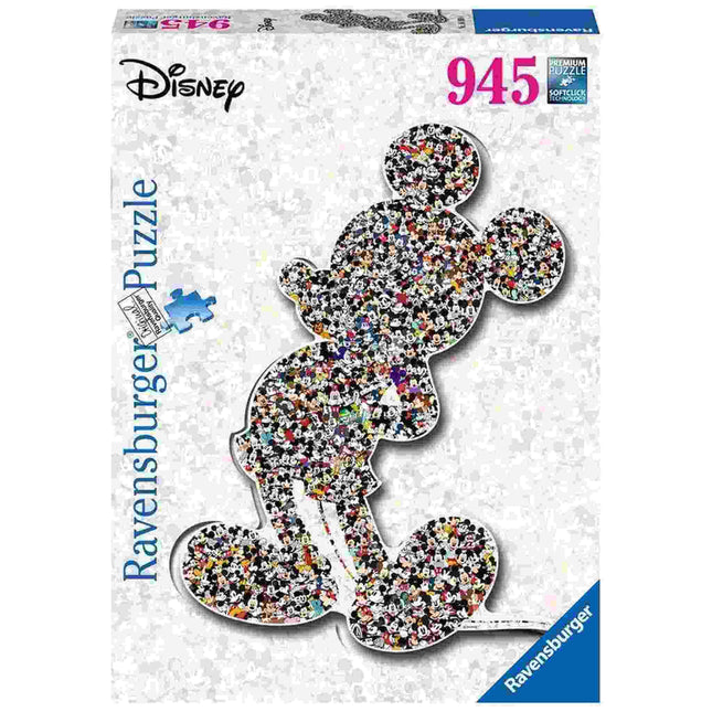 Dit is een foto van het spel Walt Disney Shaped birthday Mickey - Shaped puzzle te koop bij Speldorado Spellenwinkel Delft