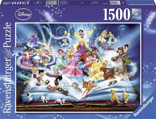 Disney'S Magische Sprookjesboek 1500 Stukjes 163182, 163182 van Ravensburger te koop bij Speldorado !