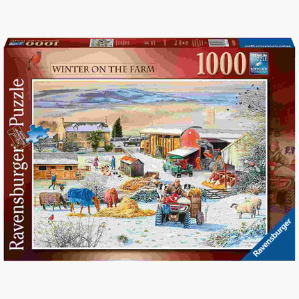 Dit is een foto van het spel Boerderij In De Winter te koop bij Speldorado Spellenwinkel Delft