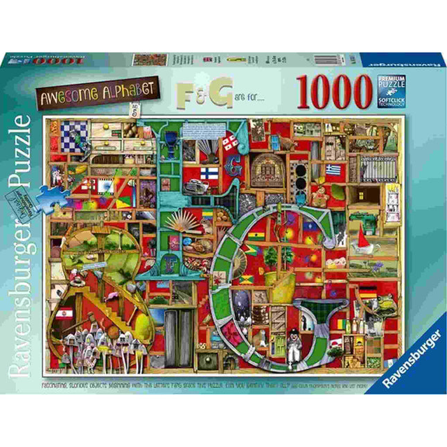 Dit is een foto van het spel Awesome Alphabet F And G te koop bij Speldorado Spellenwinkel Delft