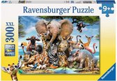 Dit is een foto van het spel Afrikaanse vrienden - 300 stukjes te koop bij Speldorado Spellenwinkel Delft