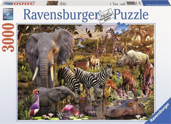 Afrikaanse Dierenwereld 3.000 Stukjes 017037, 017037 van Ravensburger te koop bij Speldorado !