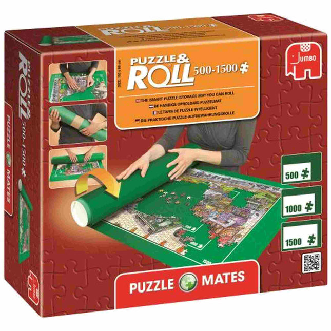 Dit is een foto van het spel Puzzle & Roll Upto 1500 te koop bij Speldorado Spellenwinkel Delft