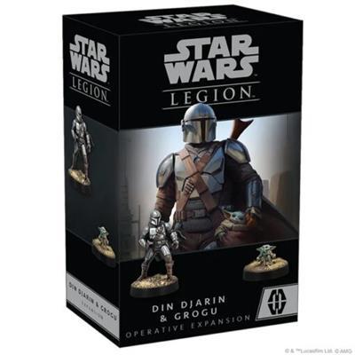 Dit is een foto van het spel Din Djarin & Grogu Operative Exp En - Star Wars Legion te koop bij Speldorado Spellenwinkel Delft