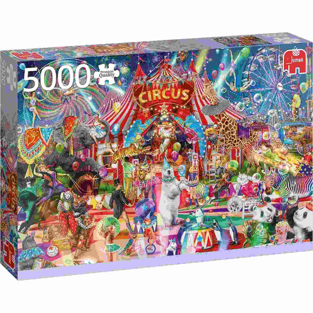 Dit is een foto van het spel A Night At The Circus te koop bij Speldorado Spellenwinkel Delft