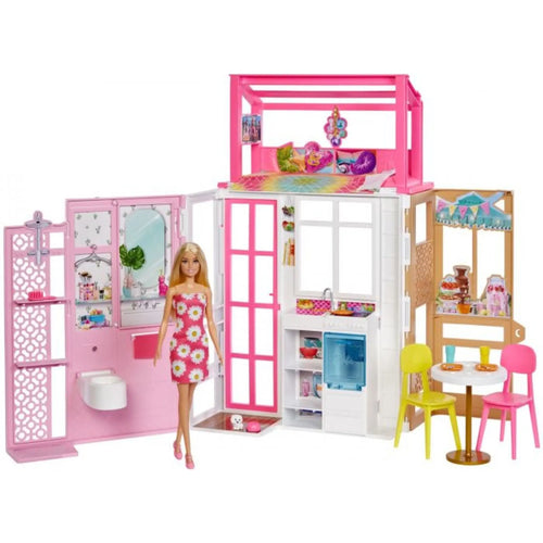 Huis Met Pop - Hcd48 - Barbie, 57137410 van Mattel te koop bij Speldorado !