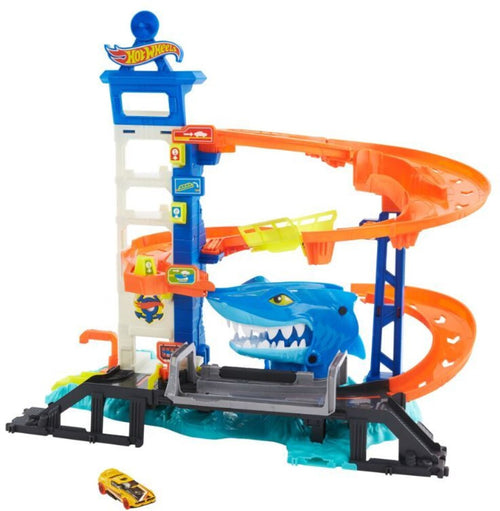 City Shark Attack Game Set - Hdp06 - Hotwheels, 30461011 van Mattel te koop bij Speldorado !