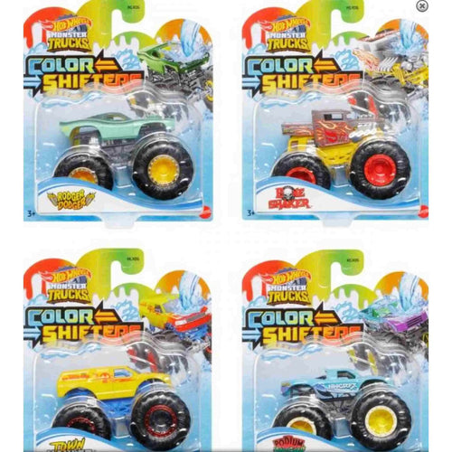 Monster Trucks 1:64 Colorshifters - Hgx06 - Hotwheels, 30461002 van Mattel te koop bij Speldorado !