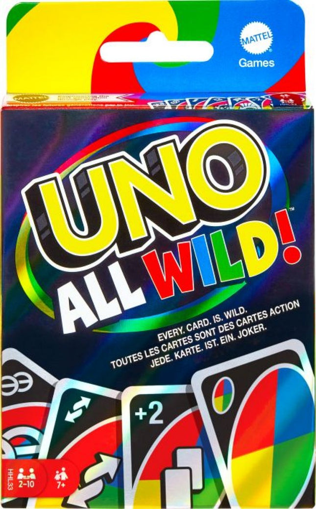 Dit is een foto van het spel Uno All Wild te koop bij Speldorado Spellenwinkel Delft