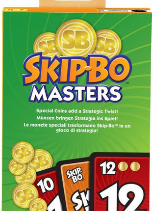 Skip-Bo Masters – gezellig kaartspel – 2 tot 4 spelers
