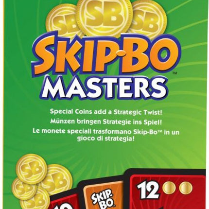 Dit is een foto van het spel Skip-Bo Masters te koop bij Speldorado Spellenwinkel Delft