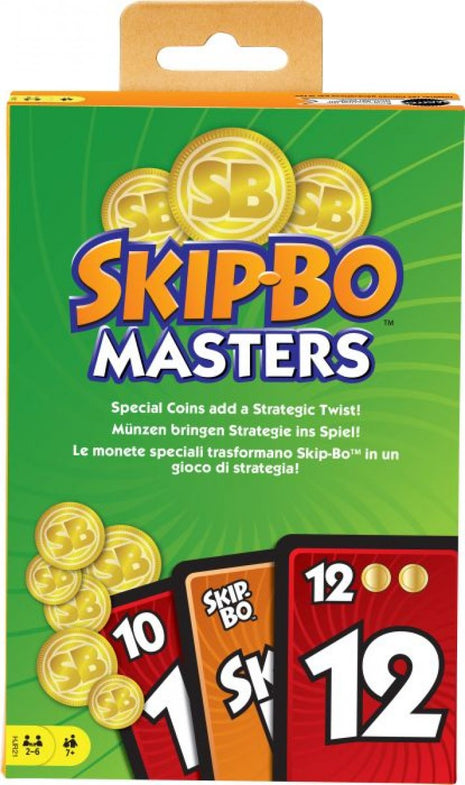 Skip-Bo Masters – gezellig kaartspel – 2 tot 4 spelers
